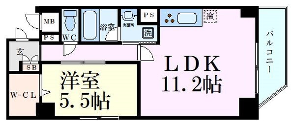 ラ・メゾンヴェール上町の物件間取画像